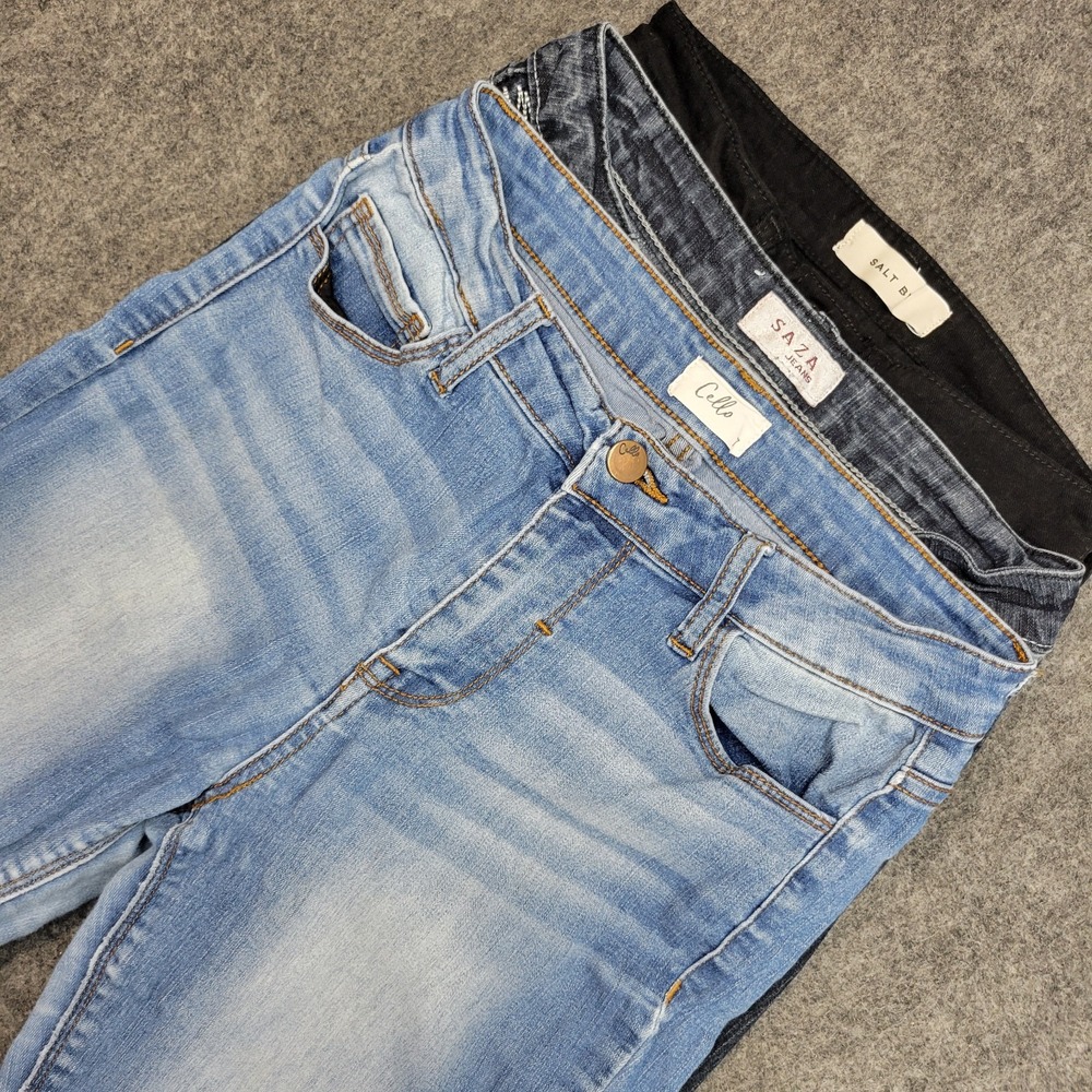 Cello Jeans Womens 1 & 7 Denim Streetwear Grunge Festival Americana MIX LOT